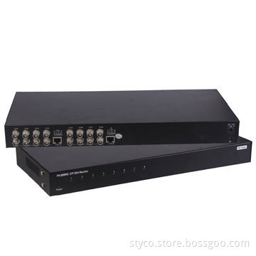 8-channel Active Automatic Distance Self-adapting Video Receivers with 1,000m Distance Transmission
